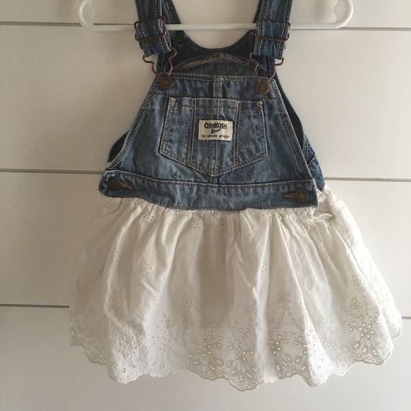 OshKosh Denim Overall Dress | 18 Mos - Picture 1 of 5
